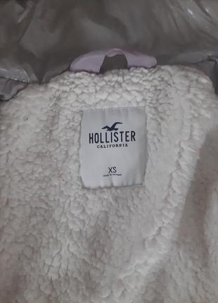 Роскошная ласковая куртка пуховик на шерпе от hollister6 фото