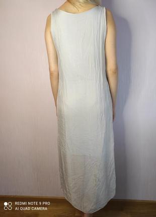 Шовкове плаття довге максі шовк італія красиве сарафан шелковое шелк6 фото