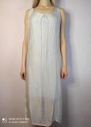Шовкове плаття довге максі шовк італія красиве сарафан шелковое шелк4 фото