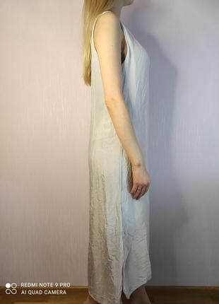 Шовкове плаття довге максі шовк італія красиве сарафан шелковое шелк3 фото