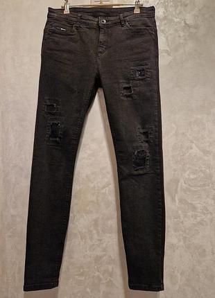 Чорні джинси скіні jessica  skinny leg