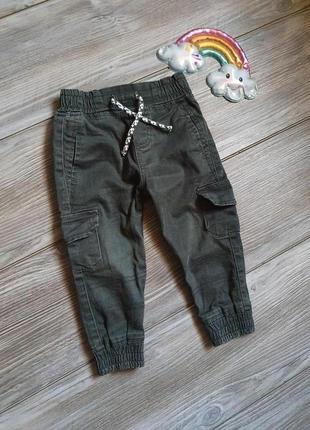 Джинсы джоггеры baby boy rebel 12-18см