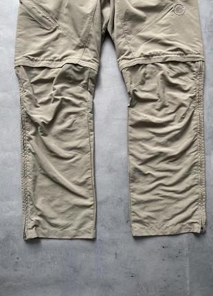 Чоловічі трекінгові штани трансформери мамут щорти 2в1 маммут mammut7 фото