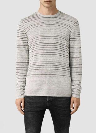 Allsaints вязаный джемпер новый льняной мужской ralph lauren кофта лонгслив brunello cucinelli лен лен