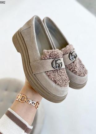 Лофери  з хутром teddy