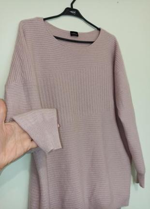 Кашеміровий оверсайз светр, свитер кофта 100 кашемір кашемир