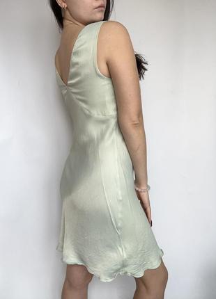Атласна сукня білизняна primark3 фото