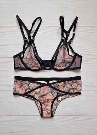 Лёгкий люксовый комплект белья victoria's secret оригинал