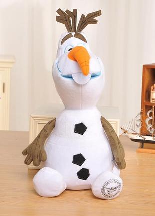 Мягкая игрушка снеговик олаф resteq 50см! из мультика "холодное сердце" (фроузен)8 фото