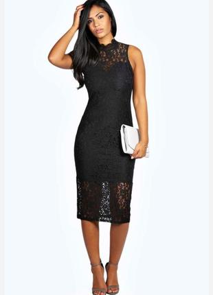 Чорна сукня boohoo 12 розміру(м-l)