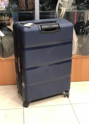 Велика валіза tourist синя3 фото