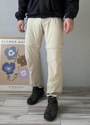 Чоловічі трекінгові штани шорти трансформери 2в1 колумбія на утяжках columbia2 фото