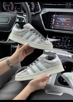 Жіночі кросівки adidas campus prm light gray white