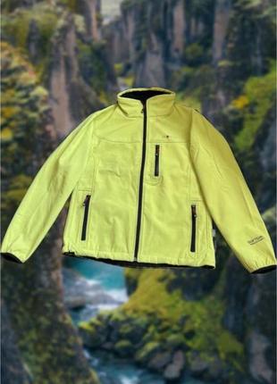 Спортивна куртка cc sportswear softshell equipment waterproof breathable оригінальна салатова