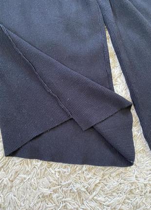 Стильные вязаные широкие штаны кюлоты ,zara,p.s-l4 фото
