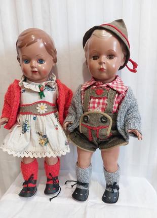 Schildkrot  черепашка пара вінтажних колекційних ляльок