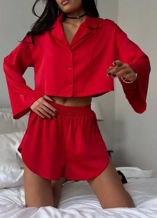Пижама , victoria secret,  пижама рубашка и шорты , пижама шорты , домашняя одежда6 фото