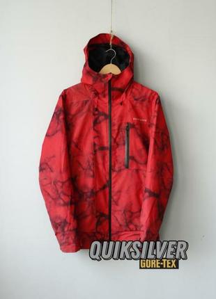 Quiksilver goretex чоловіча водонепроникна гірськолижна куртка burton ak вітровка norrona the northa face berghaus mammut waterproof m