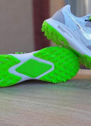 Спортивные  женские кроссовки nike zoom terra kiger 5 off-white / найк зум / обувь демисезонная спортивная для спорта, йоги, бега тренажерного зала6 фото