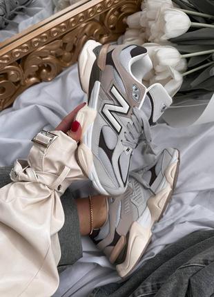 Нью беленс кросівки new balance 9060 «cream beige»