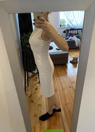 Zara літнє плаття/сарафан білосніжного кольору в ідеальному стані5 фото