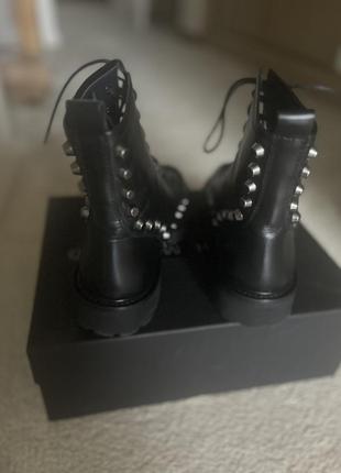 Шкіряні стильні черевики преміум бренду richmond italy 🇮🇹2 фото
