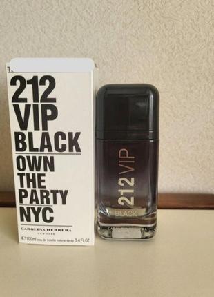 Carolina herrera 212 vip black 100 мл оригинал