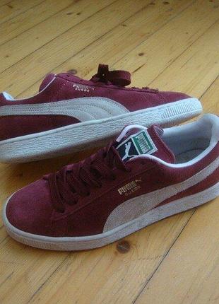 Кроссовки puma suede натур замша оригинал 38 разм