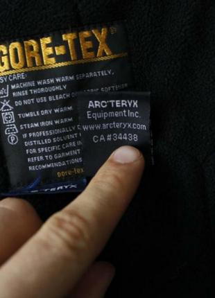 Arcteryx gore-tex xcr vintage jacket водонепроницаемая мужская куртка зимняя арктерикс винтажная утепленная горнолыжная xl the north face tnf8 фото