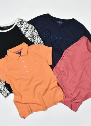 Polo ralph lauren жіночий підлітковий комплект xs світшот поло футболка теніска лонгслів кофта1 фото