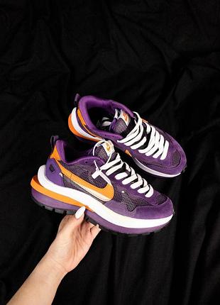 Nike vaporwaffle sport fuschia x sacai violet