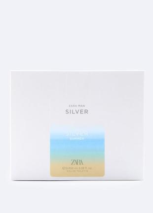 Чоловічі парфуми zara silver+silver summer2 фото