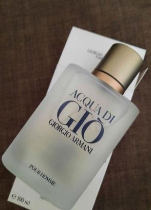 Giorgio armani aqua di gio 100 мл туалетна вода тестер оригинал1 фото