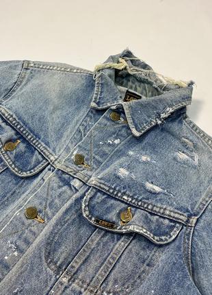 Куртка пиджак джинс lee distressed vintage винтаж