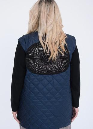 Жилетка батал стьобана. 48-62. кольори.