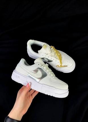 Nike air force silver