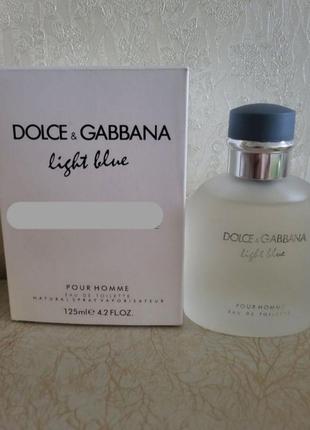 Dolce gabbana light blue pour homme 100 мл туалетная вода мужская тестер оригинал