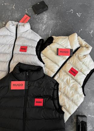 Чоловіча жилетка hugo boss якісна зручна весняна, жилетка чоловіча в багатьох кольорах...