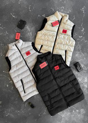 Чоловіча жилетка hugo boss якісна зручна весняна, жилетка чоловіча в багатьох кольорах...