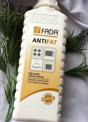 Засіб очищуючий для видалення пригорілого жиру «фада анти жир (fada anti fat)», 1 л2 фото