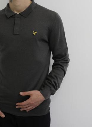 Красивий та стильний лонгслів lyle & scott