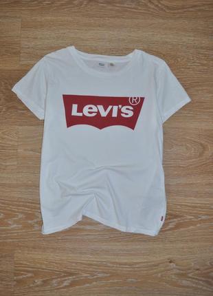 Оригинальная белоснежная футболка levis2 фото