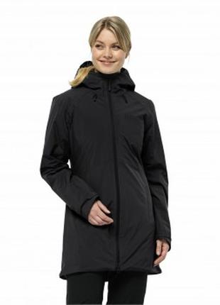 Куртка демісезонна з капюшоном 3 в 1 жіноча jack wolfskin ottawa coat