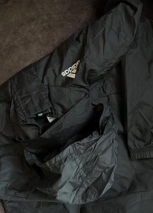 Куртка adidas оригинальная черная с капюшоном3 фото