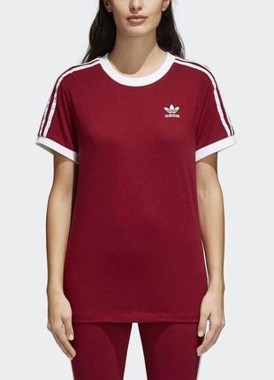 Комплект жіноча чоловіча л та бордова футболка adidas 36/s5 фото