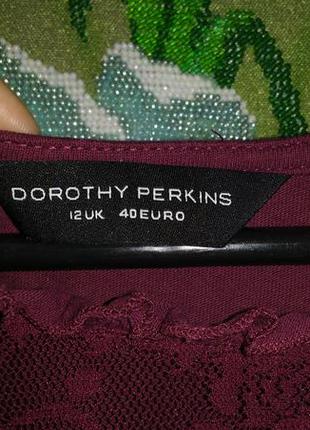 Чудова блуза dorothy perkins кольору стигла вишня3 фото