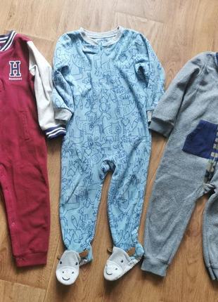 Флисовые комбенизоны