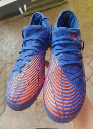 Футбольні бутси adidas predator edge.2 fg gw2270 cиній