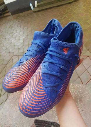 Футбольні бутси adidas predator edge.2 fg gw2270 cиній