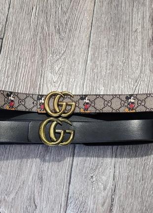 Ремінь шкіряний gucci disney